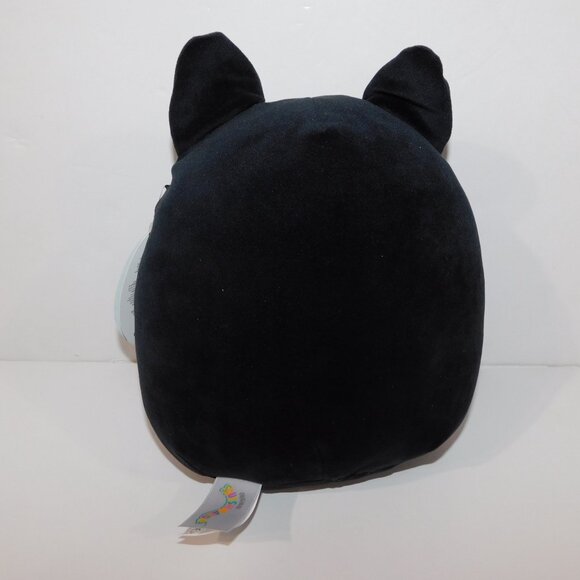 Squishmallows Rhett 8” Black bulldog Dog Plush NWT Fall Leaves Harvest Squad New - Picture 3 of 4